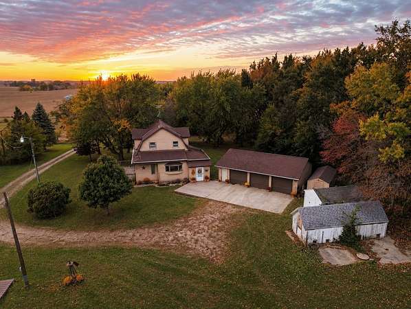 7.16 Acres of Land with Home for Sale in Windom, Minnesota