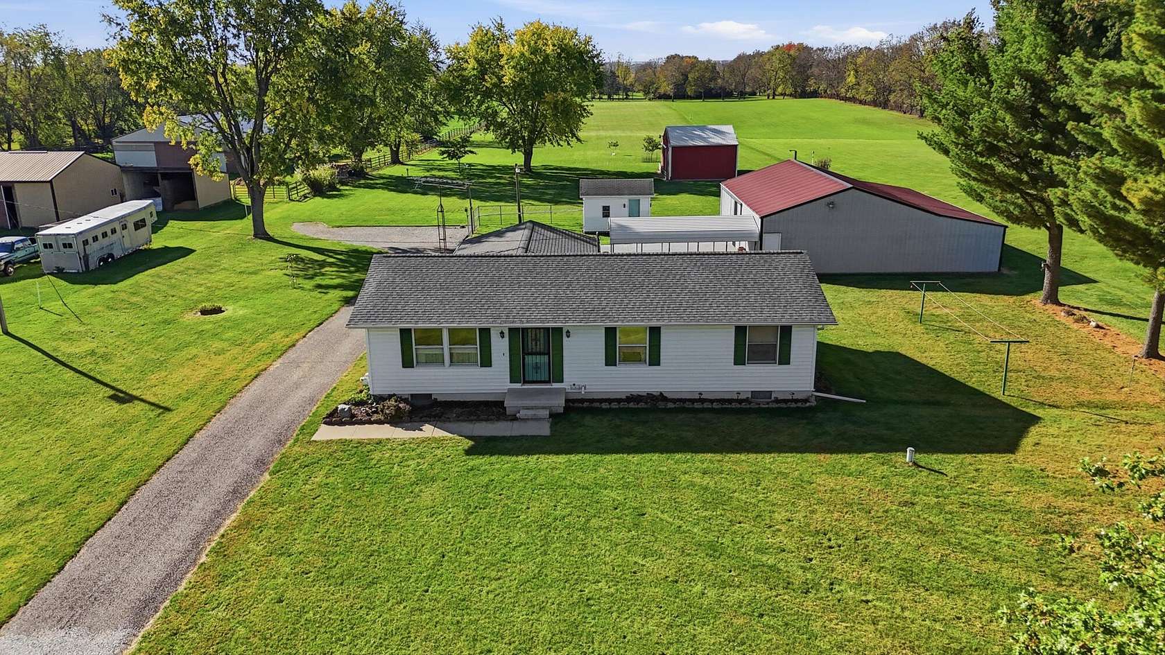 5.39 Acres of Land with Home for Sale in New Carlisle, Ohio