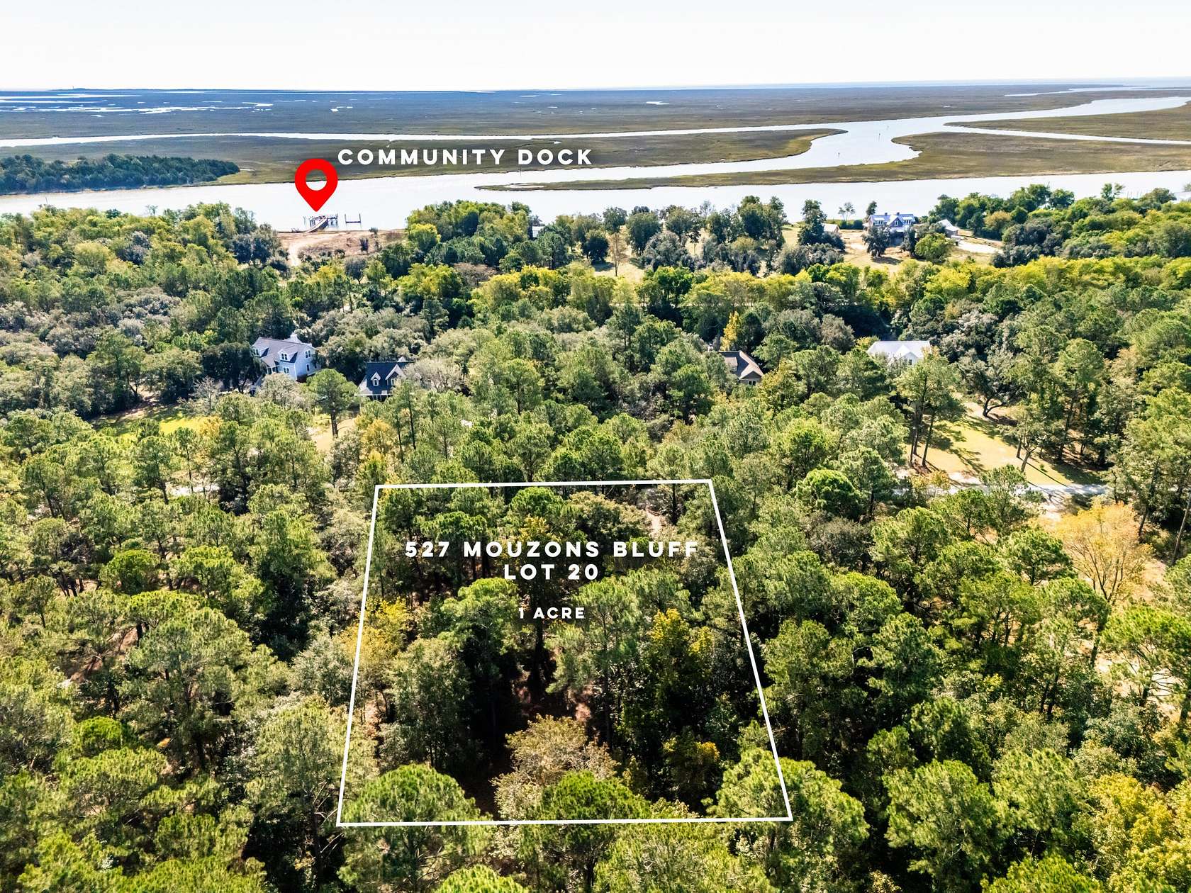 1 Acre of Residential Land for Sale in McClellanville, South Carolina