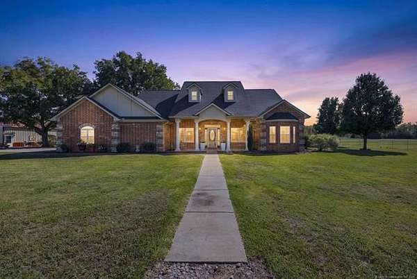11.5 Acres of Land with Home for Sale in Okmulgee, Oklahoma