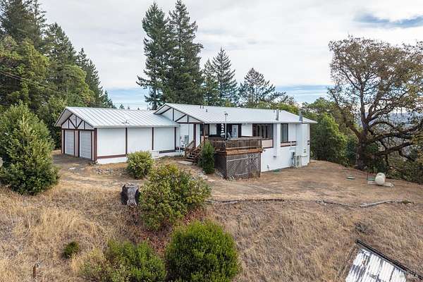 11.3 Acres of Land with Home for Sale in Willits, California
