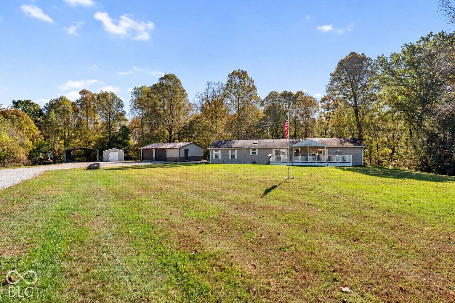 6 Acres of Land with Home for Sale in Greencastle, Indiana