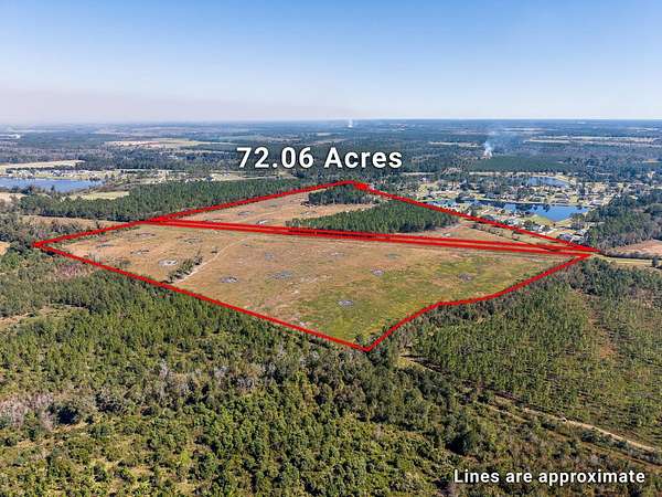 72 Acres of Land for Sale in Broxton, Georgia
