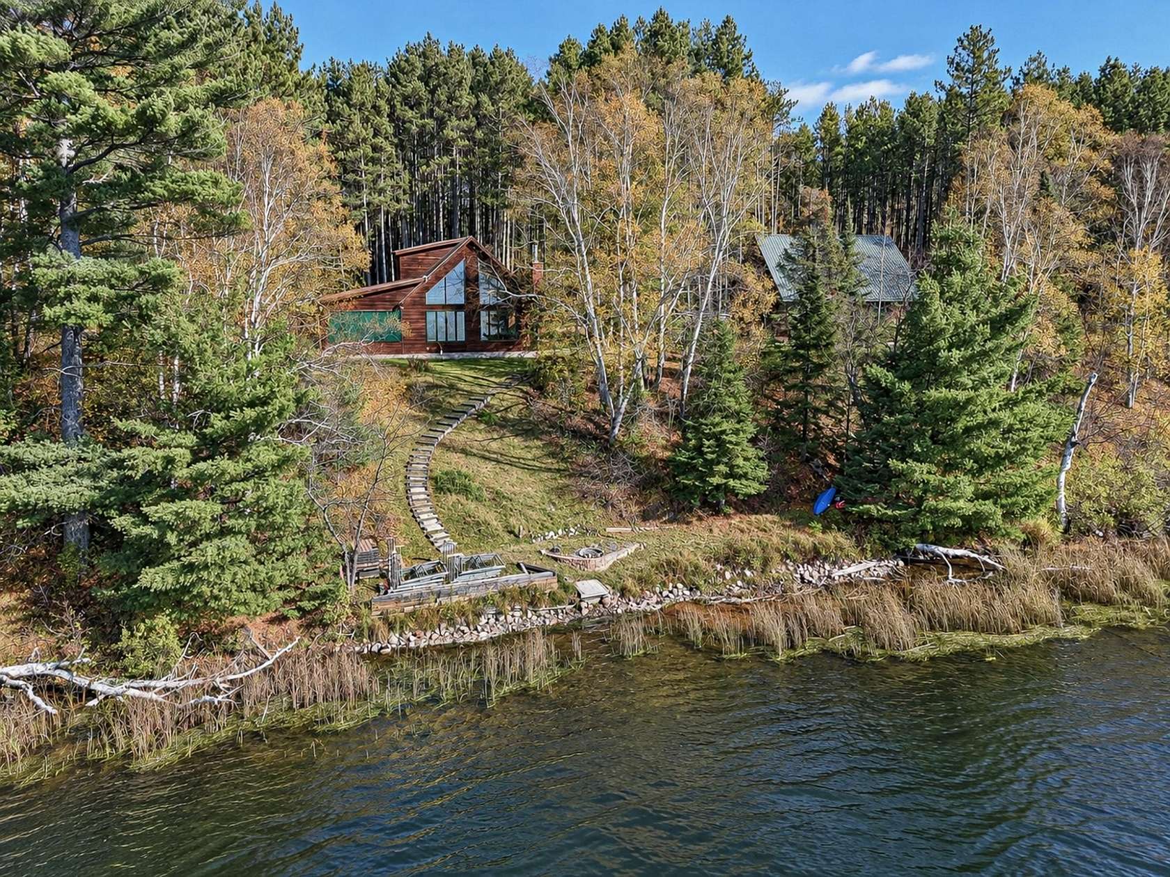 60 Acres of Recreational Land with Home for Sale in Presque Isle, Wisconsin