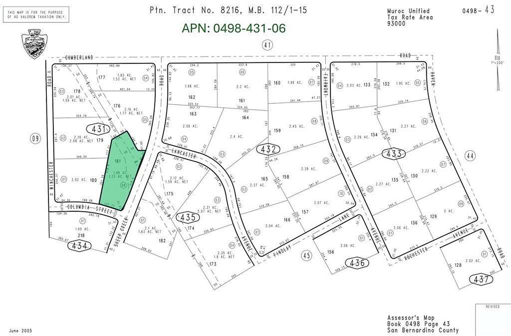 2 Acres of Residential Land for Sale in Kramer Junction, California