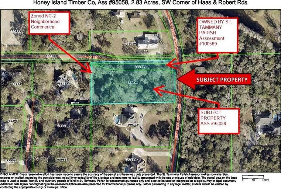 1.62 Acres of Commercial Land for Sale in Slidell, Louisiana