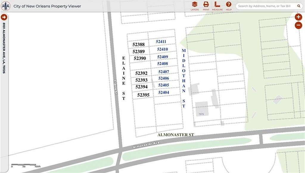 0.08 Acres of Commercial Land for Sale in New Orleans, Louisiana