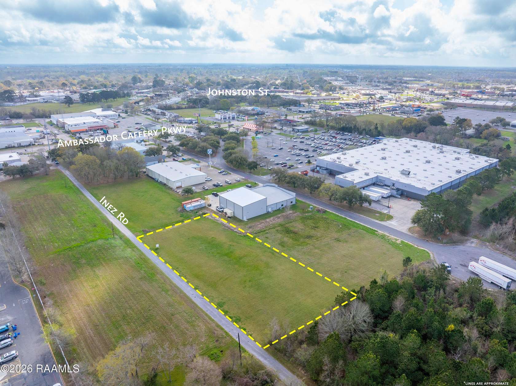 0.98 Acres of Commercial Land for Sale in Lafayette, Louisiana