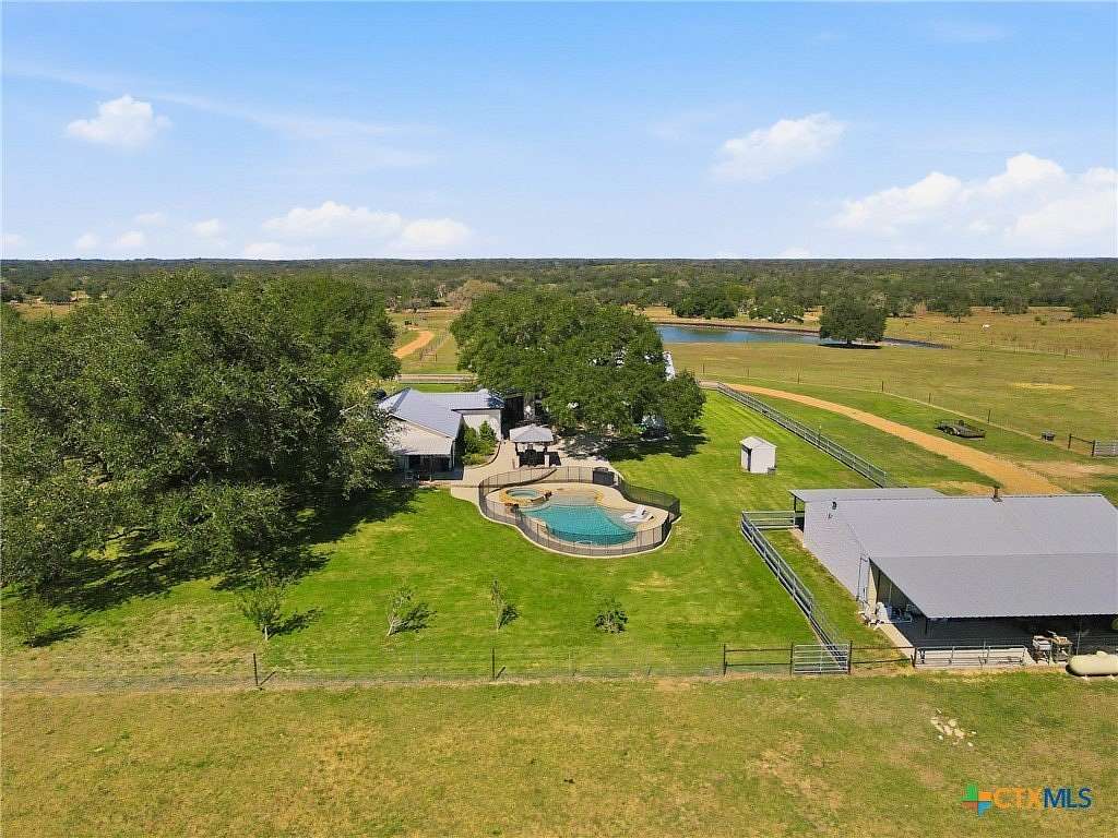 20 Acres of Agricultural Land with Home for Sale in Yoakum, Texas