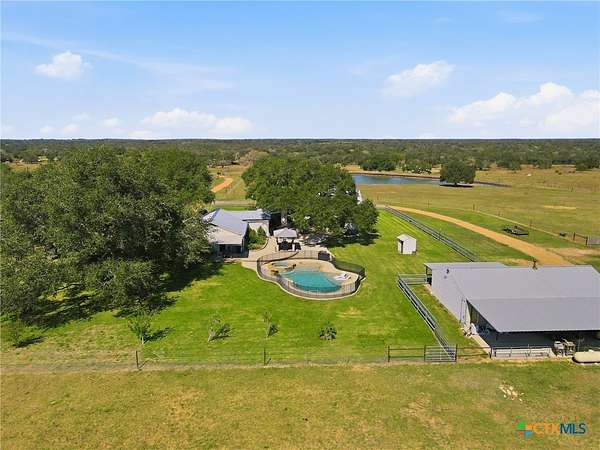 20 Acres of Agricultural Land with Home for Sale in Yoakum, Texas