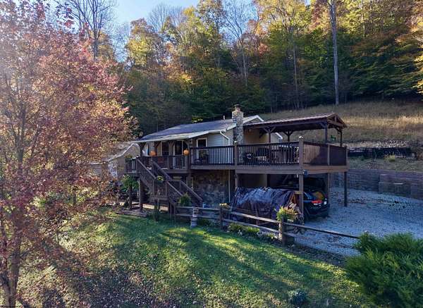 2.5 Acres of Land with Home for Sale in Ellamore, West Virginia