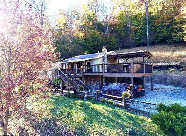 2.5 Acres of Land with Home for Sale in Ellamore, West Virginia