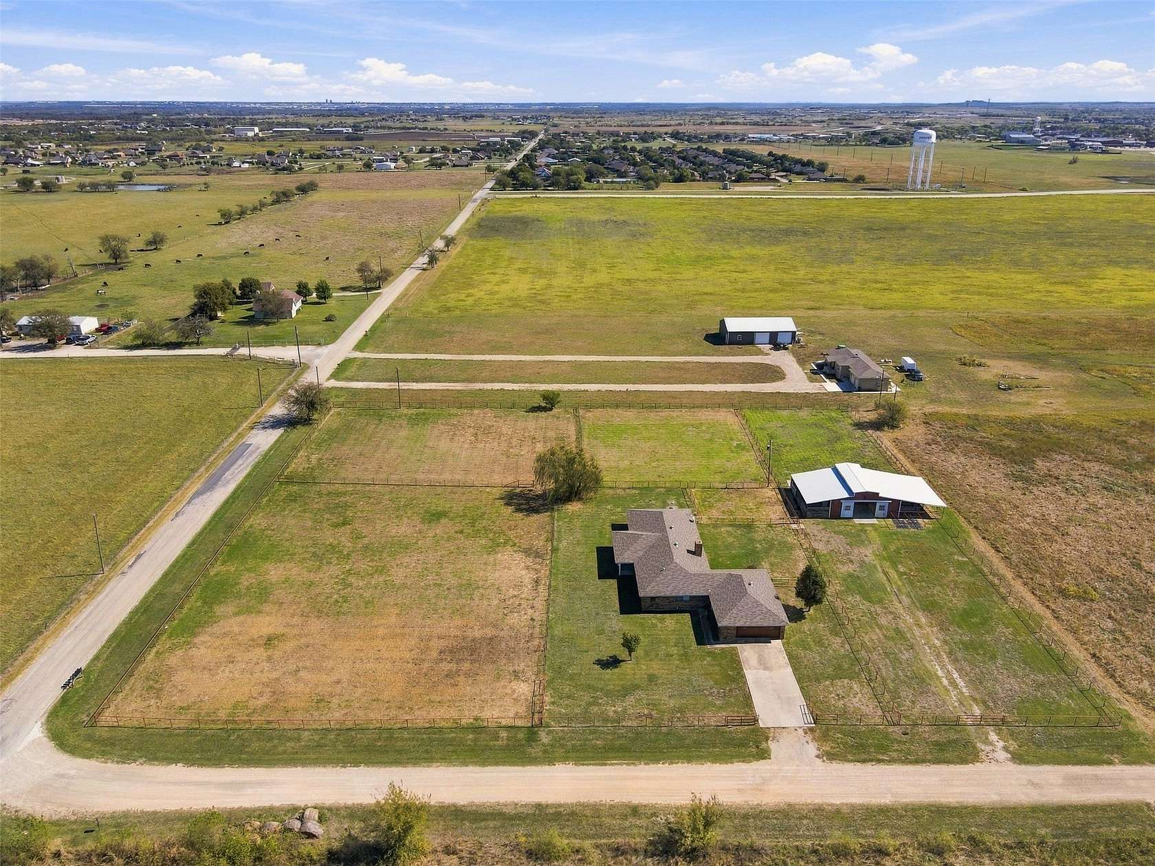 3.29 Acres of Land with Home for Sale in Ponder, Texas