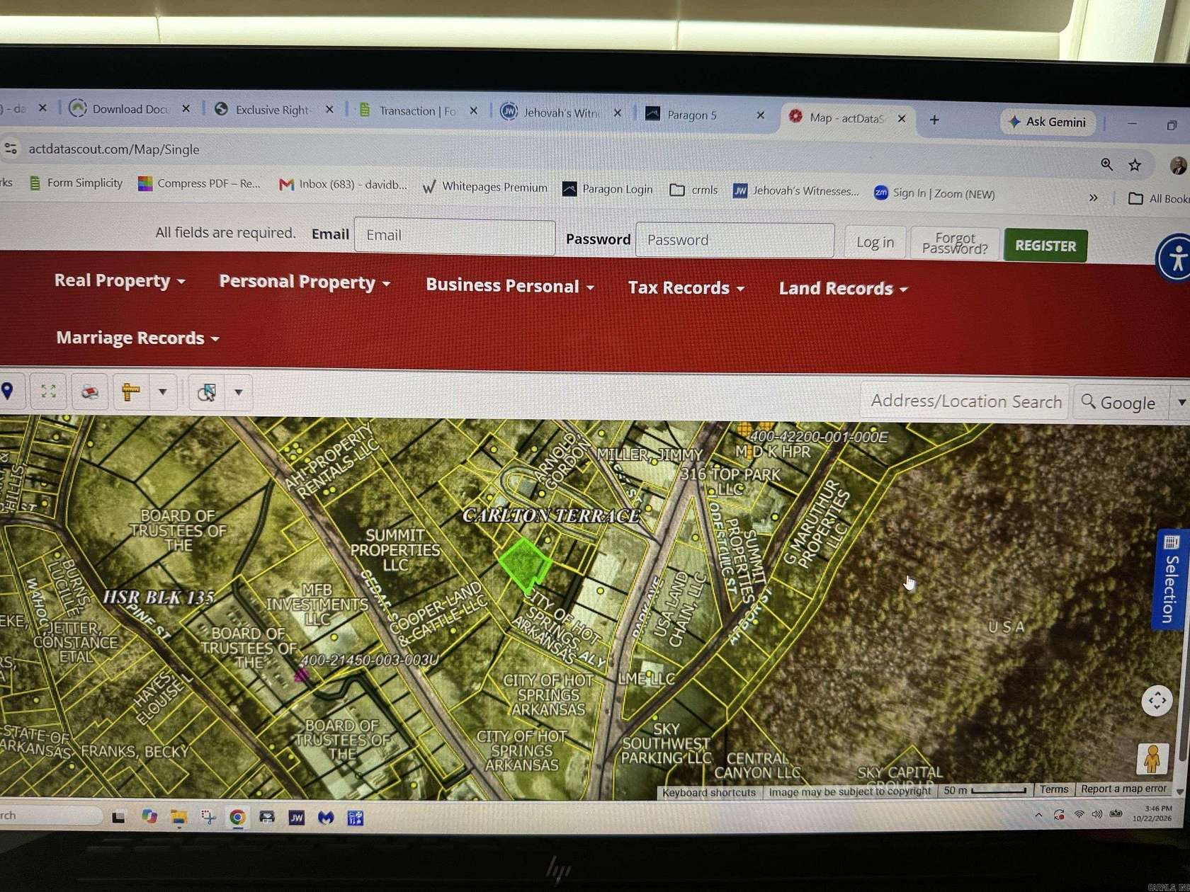 0.45 Acres of Land for Sale in Hot Springs, Arkansas