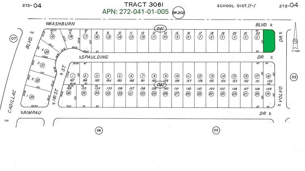 0.17 Acres of Residential Land for Sale in California City, California