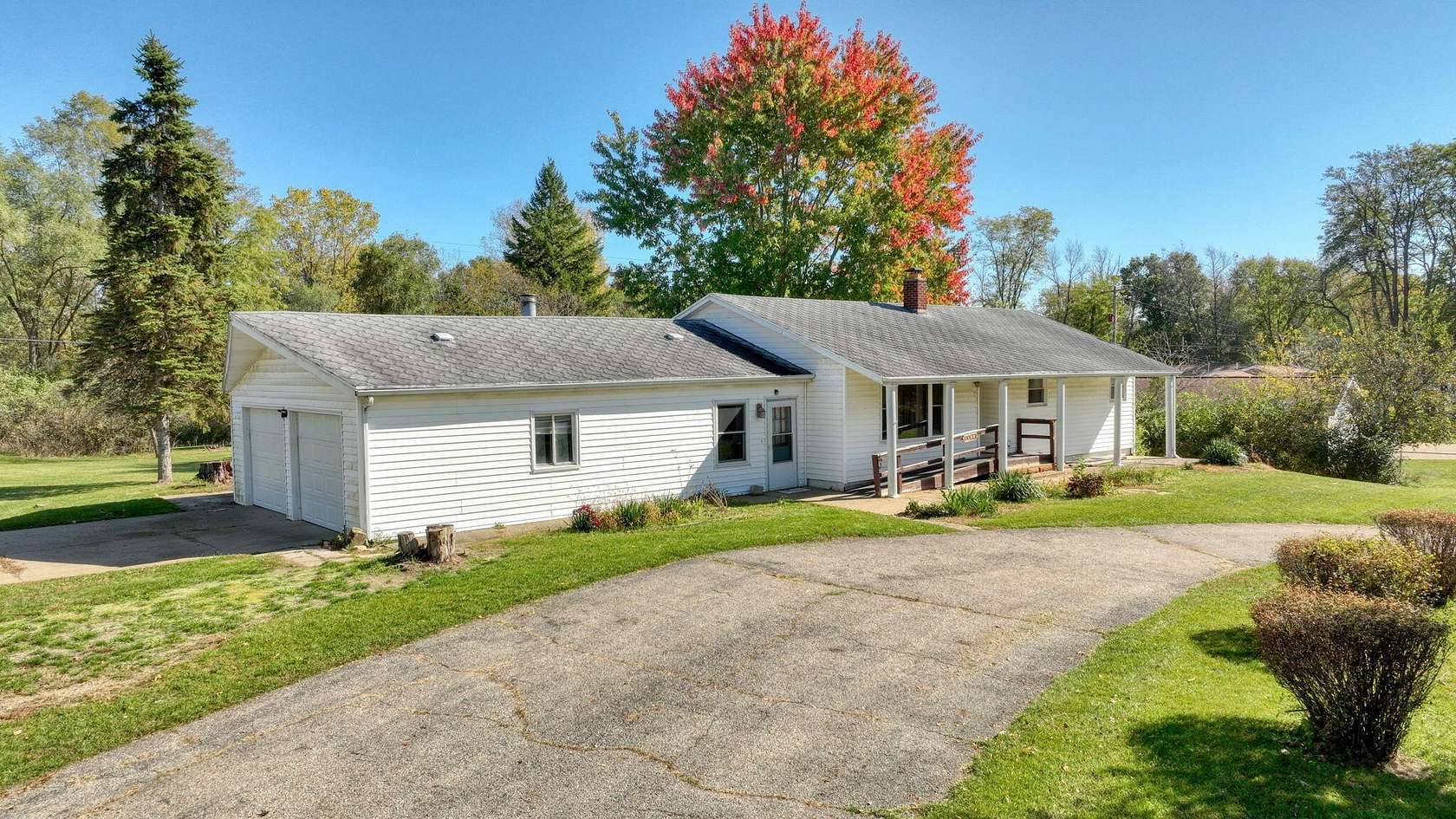 3.38 Acres of Land with Home for Sale in Brooklyn, Michigan
