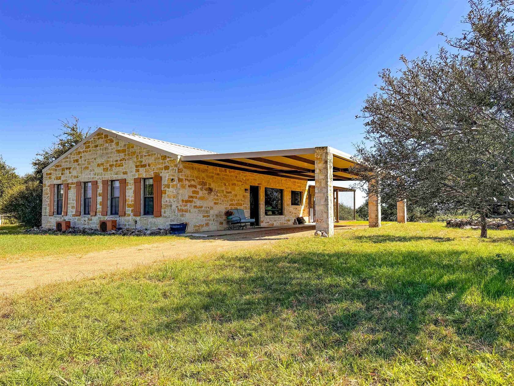 3.57 Acres of Land with Home for Sale in Llano, Texas