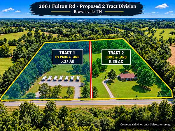 5 Acres of Commercial Land for Sale in Brownsville, Tennessee