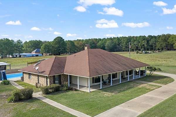 37 Acres of Recreational Land with Home for Sale in De Berry, Texas