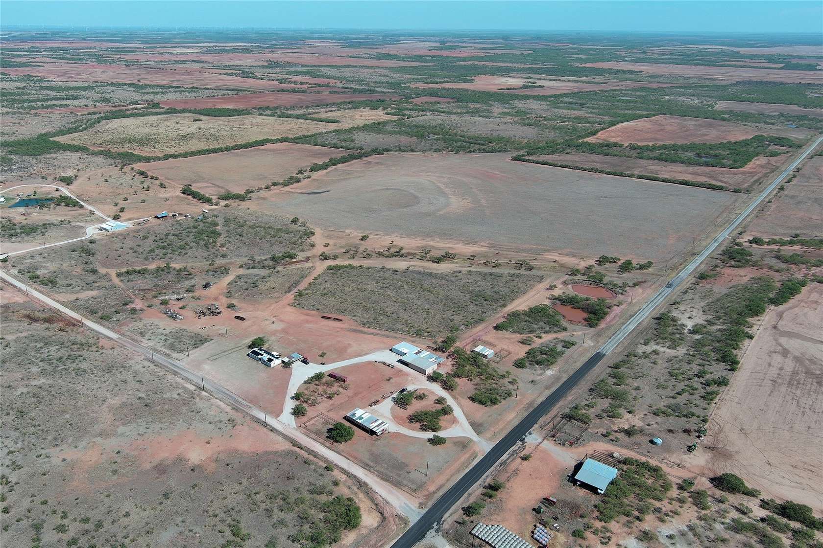 155 Acres of Land with Home for Sale in Seymour, Texas