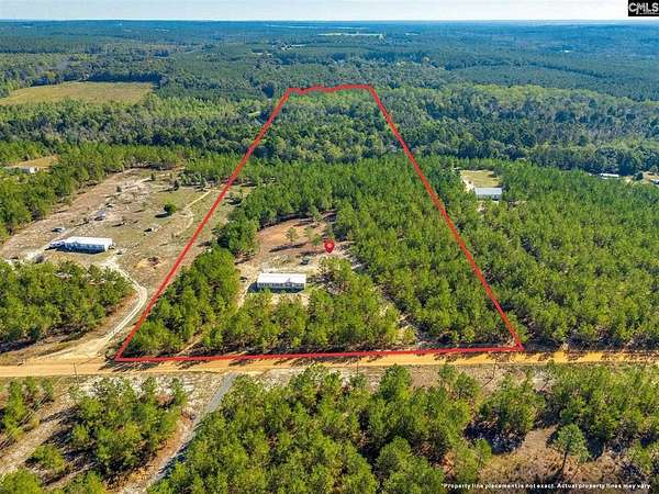 16 Acres of Recreational Land with Home for Sale in Pelion, South Carolina