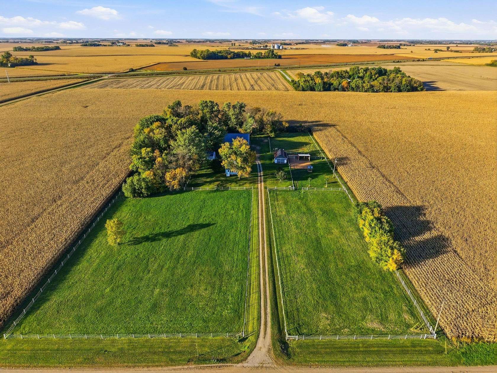 5 Acres of Land with Home for Sale in Arlington, Minnesota