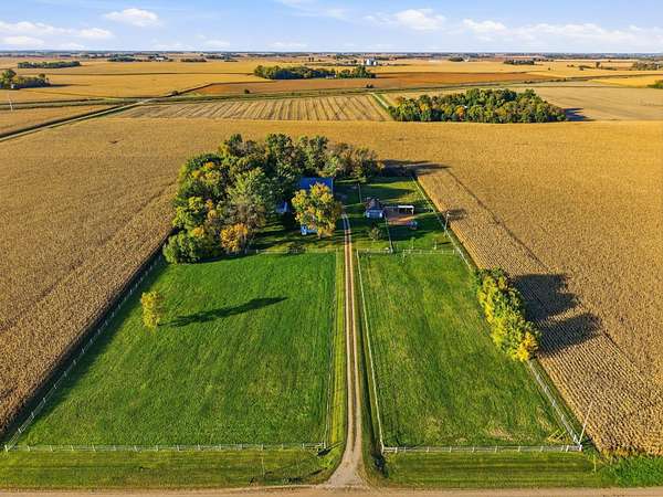 5 Acres of Land with Home for Sale in Arlington, Minnesota