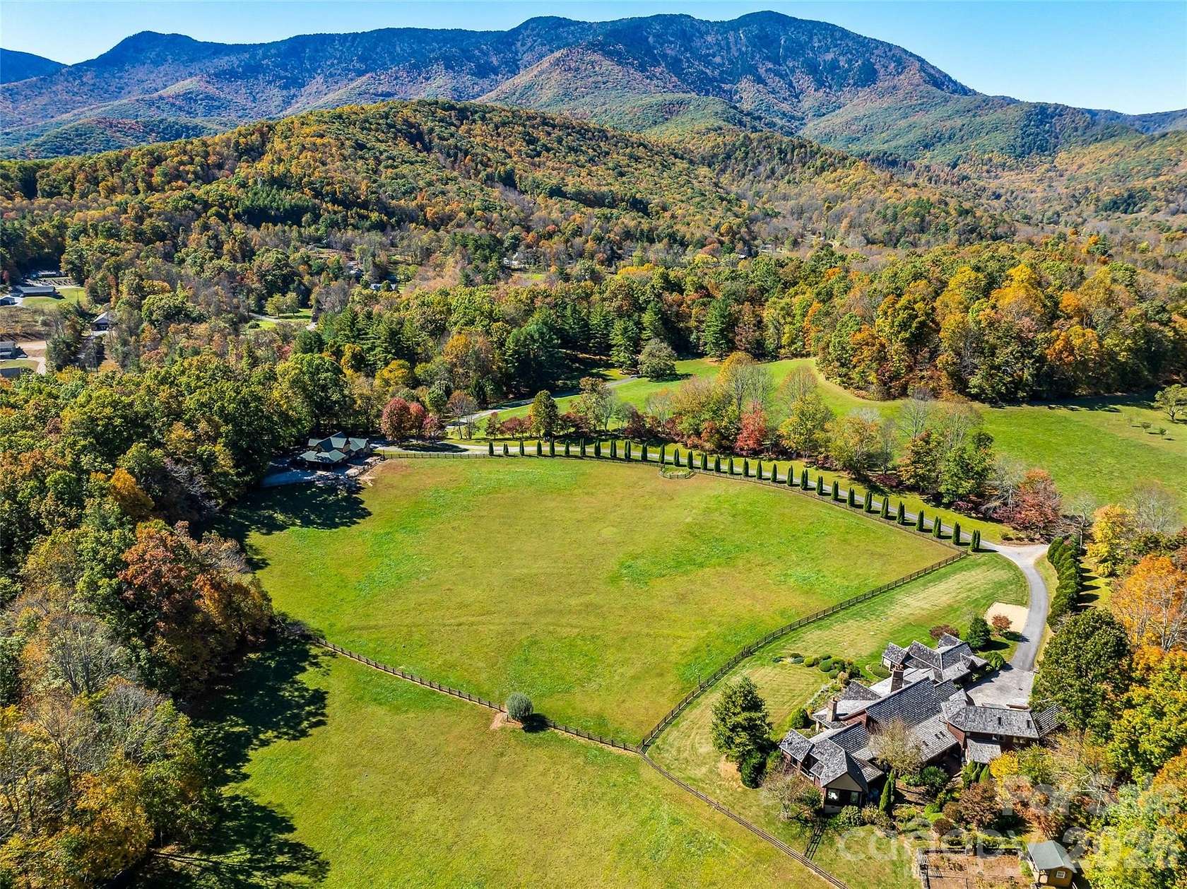 58 Acres of Agricultural Land with Home for Sale in Burnsville, North Carolina