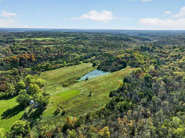 49.8 Acres of Land with Home for Sale in Moores Hill, Indiana