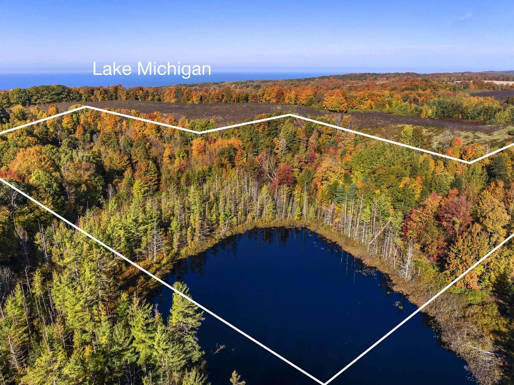 14 Acres of Recreational & Residential Land for Sale in Bear Lake, Michigan