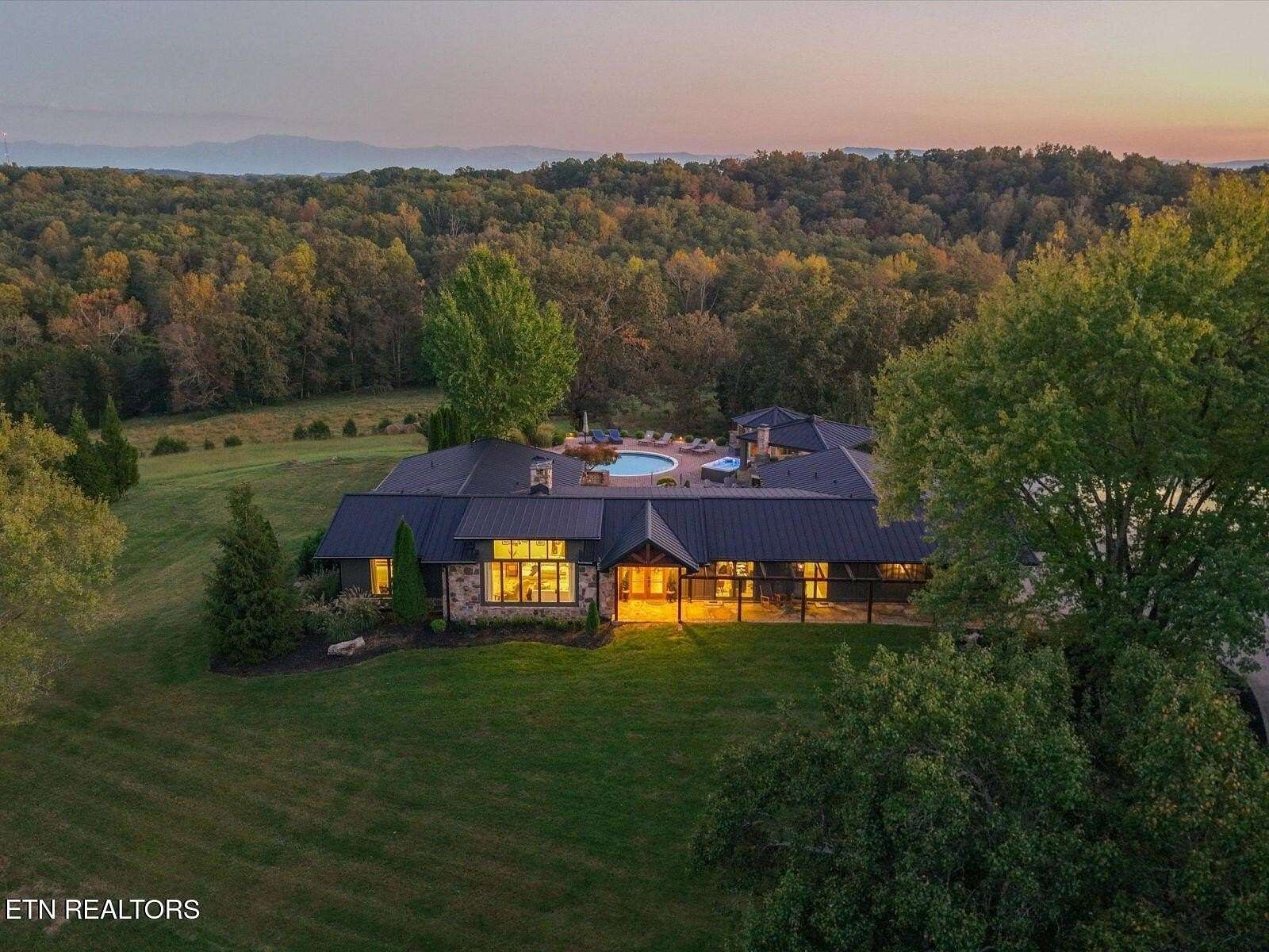 200 Acres of Recreational Land with Home for Sale in Strawberry Plains, Tennessee