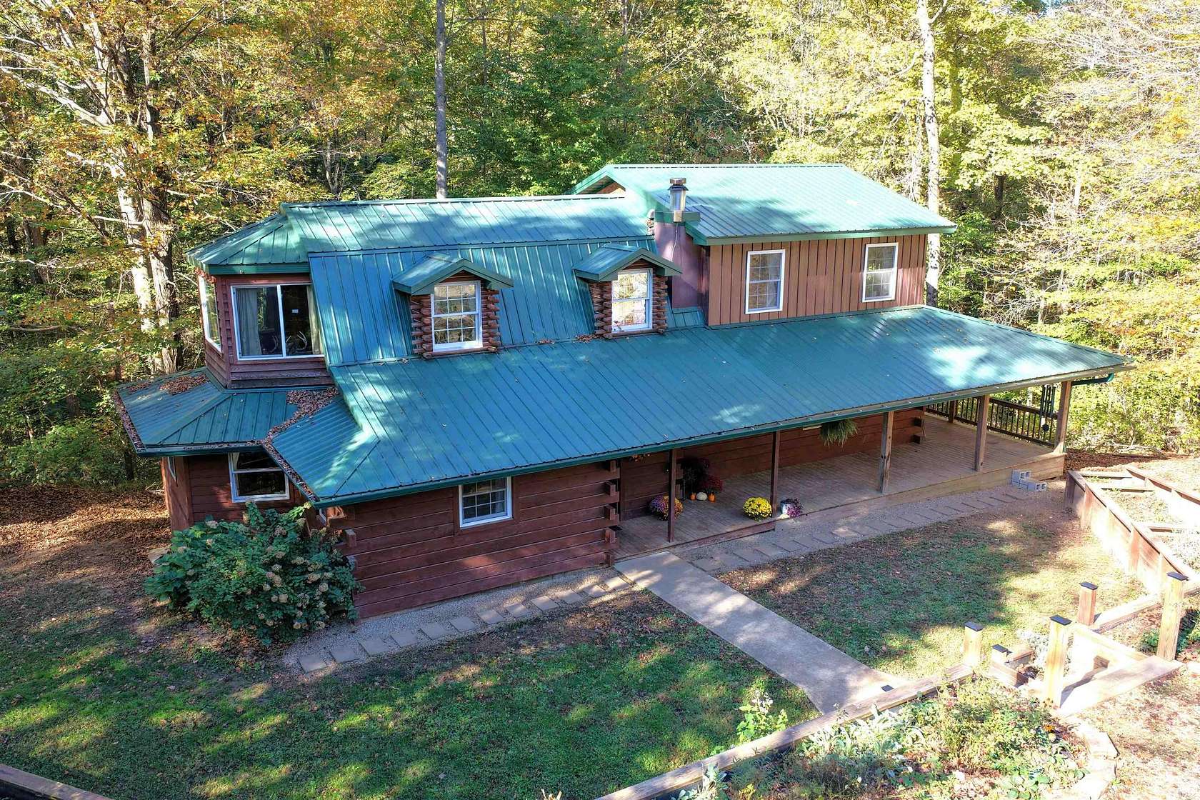 12 Acres of Land with Home for Sale in Medora, Indiana