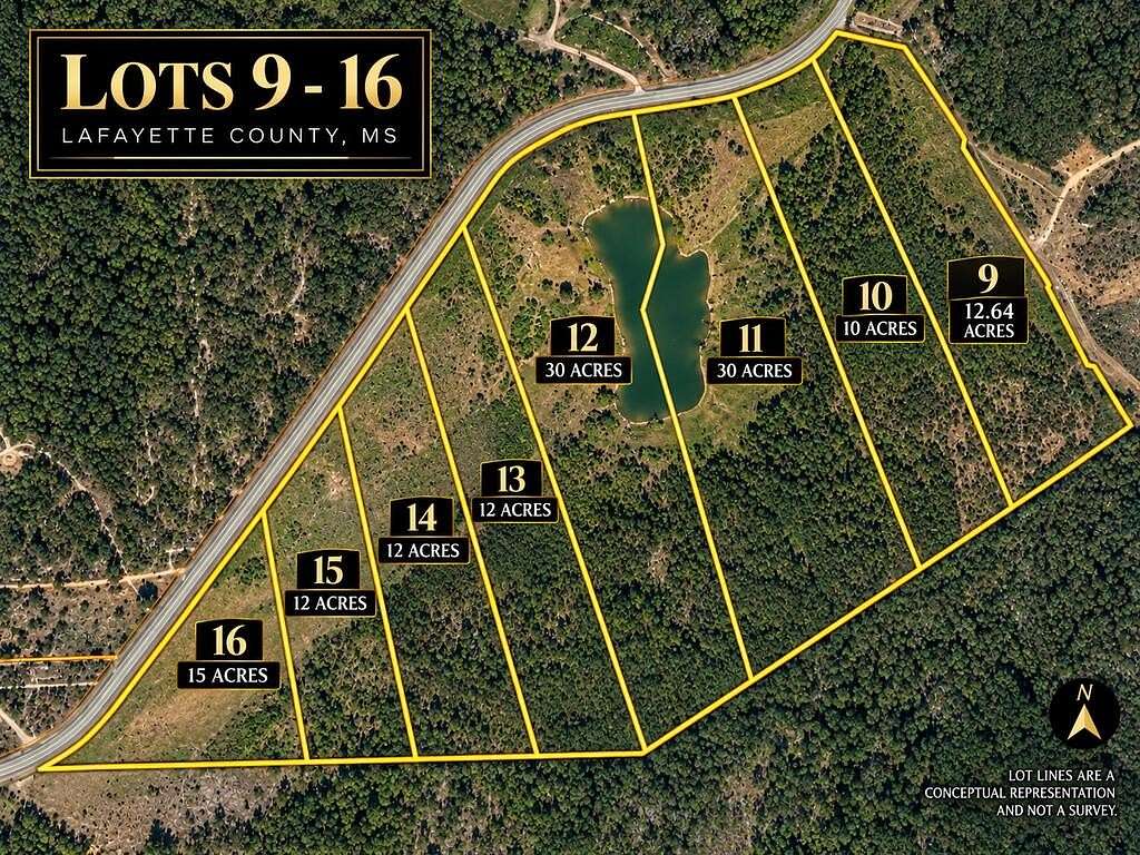 12 Acres of Land for Sale in Oxford, Mississippi