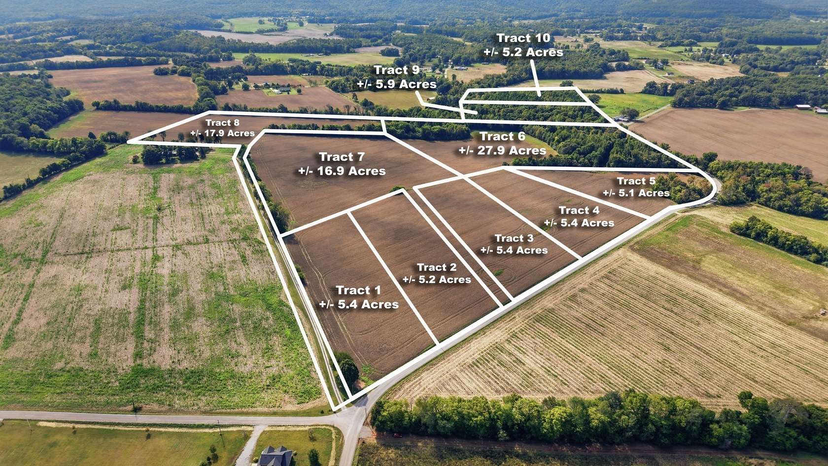 51 Acres of Land for Auction in Winchester, Tennessee