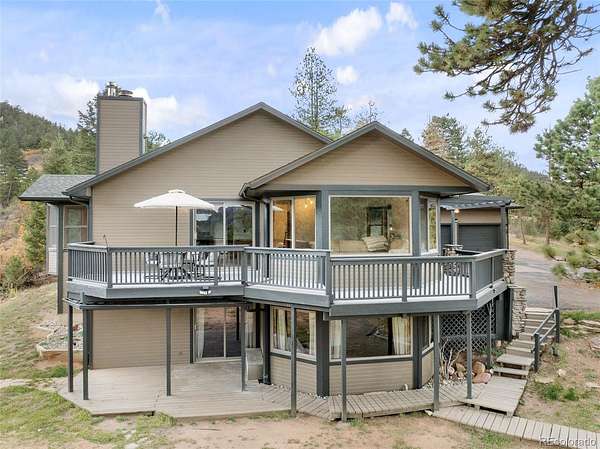 2.63 Acres of Land with Home for Sale in Woodland Park, Colorado