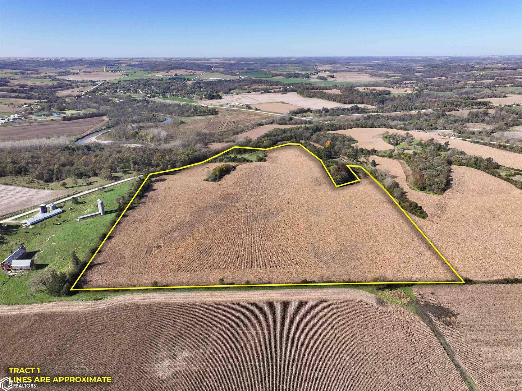 61.5 Acres of Agricultural Land for Sale in Elkader, Iowa