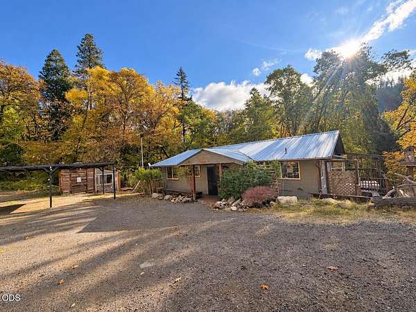 5.86 Acres of Land with Home for Sale in Wolf Creek, Oregon
