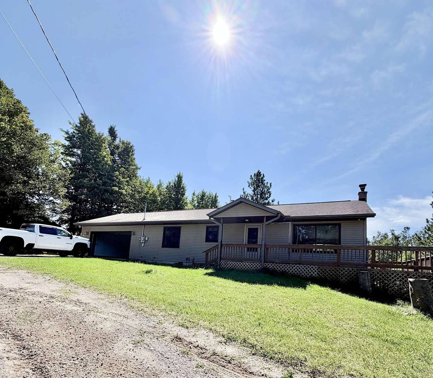 40 Acres of Land with Home for Sale in Vanderbilt, Michigan