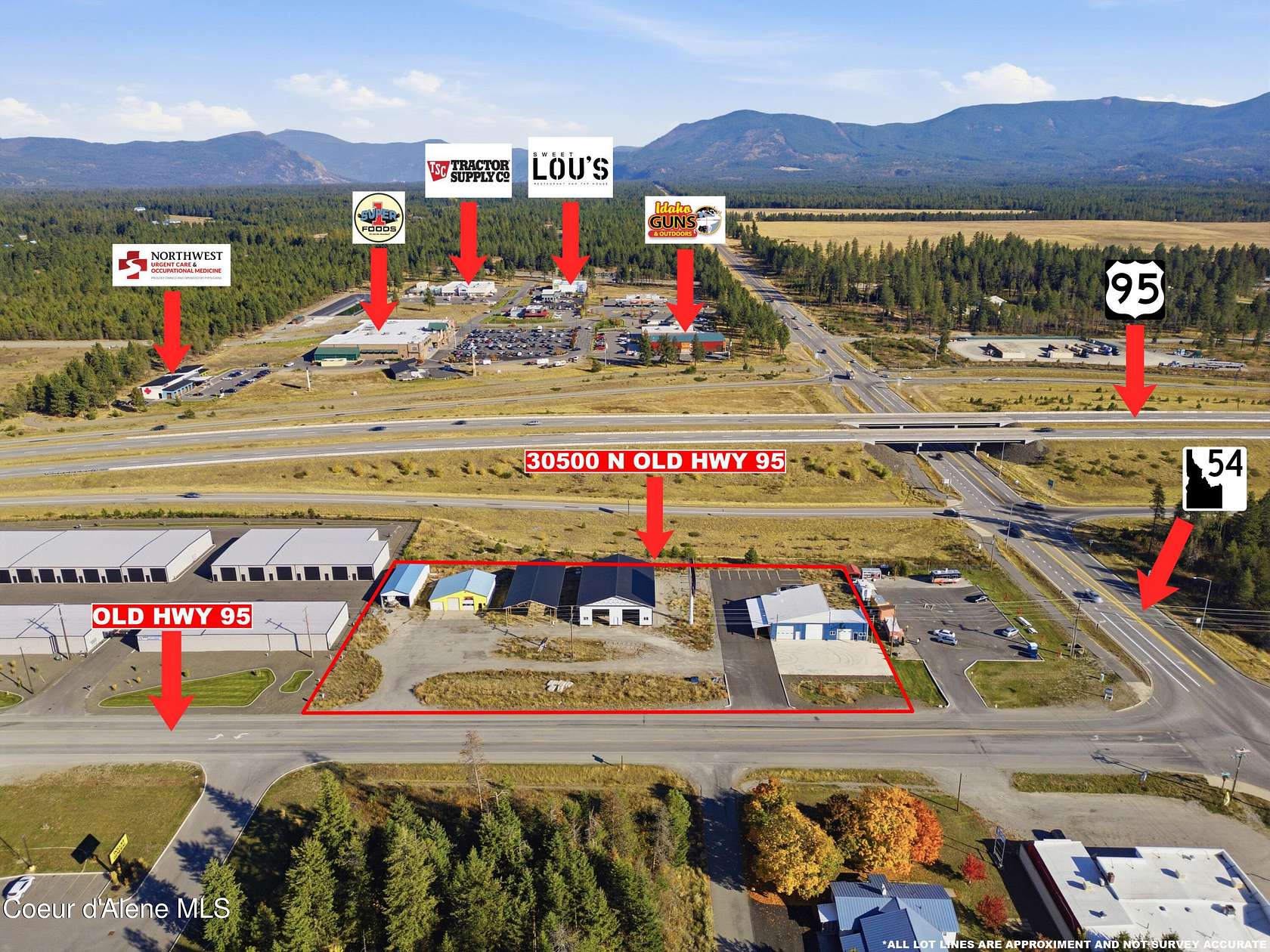 1.58 Acres of Improved Mixed-Use Land for Sale in Athol, Idaho