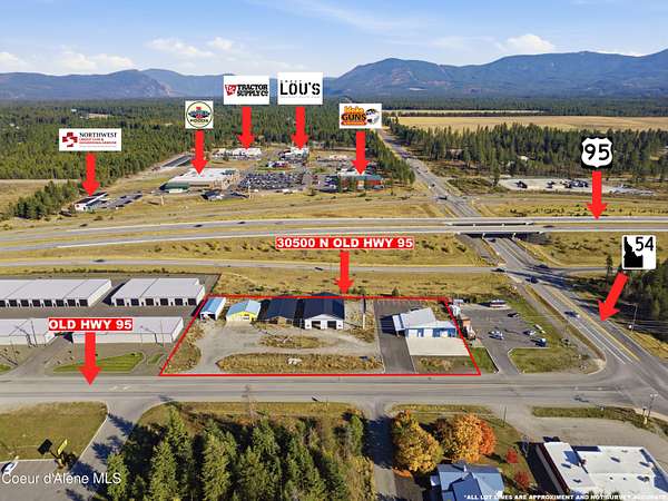 1.58 Acres of Improved Mixed-Use Land for Sale in Athol, Idaho
