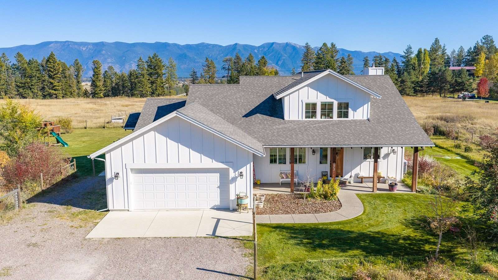 5 Acres of Land with Home for Sale in Kalispell, Montana