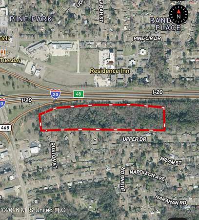 18.3 Acres of Land for Sale in Pearl, Mississippi