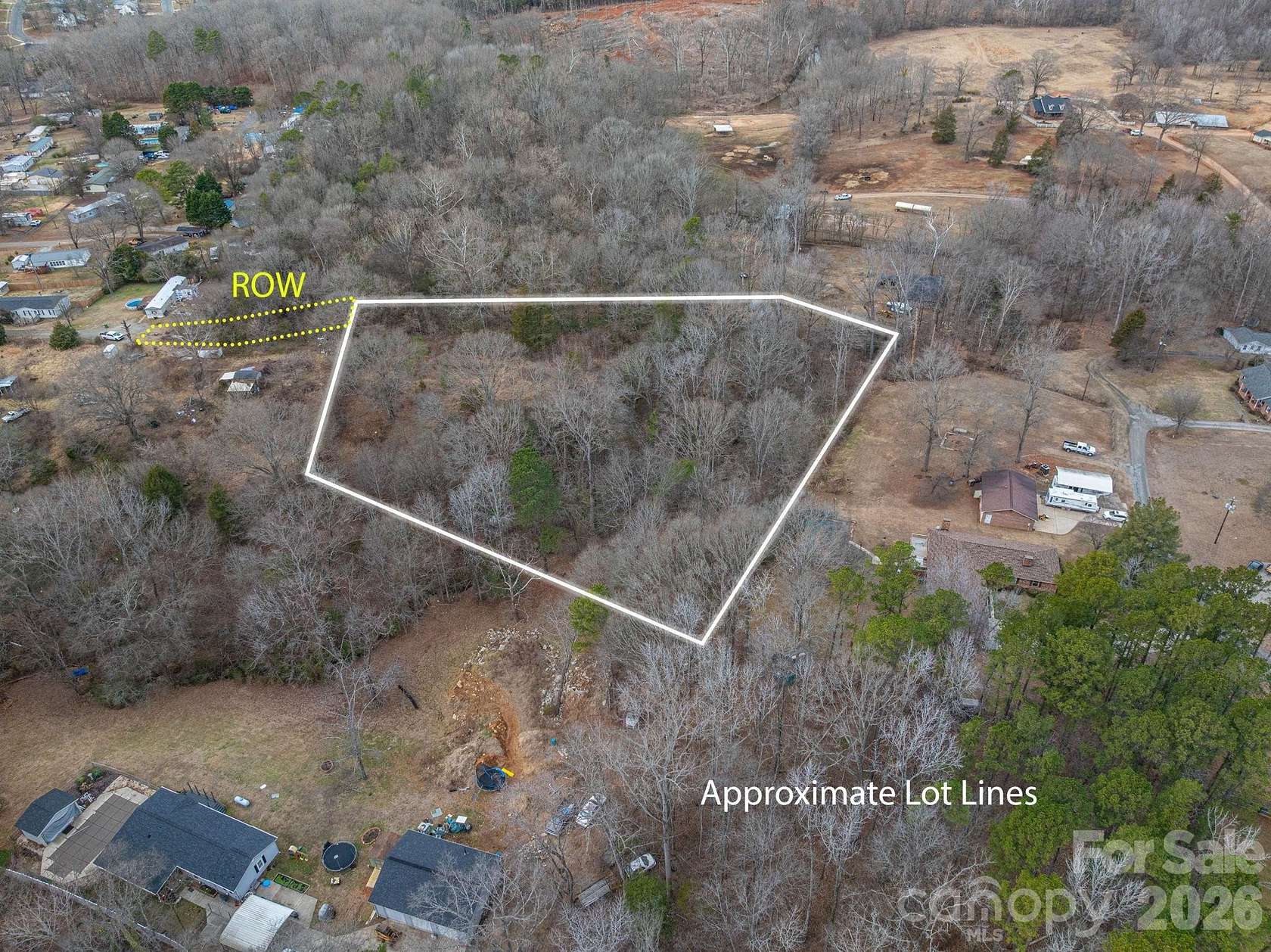 2.5 Acres of Residential Land for Sale in Mount Holly, North Carolina