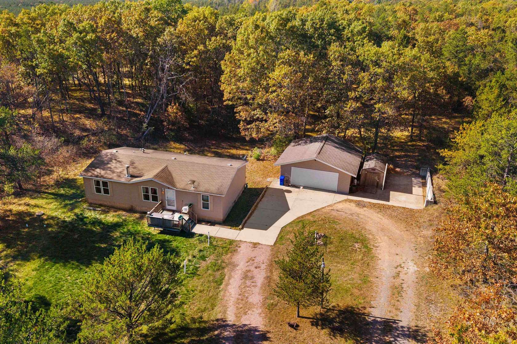 1.5 Acres of Land with Home for Sale in Nekoosa, Wisconsin