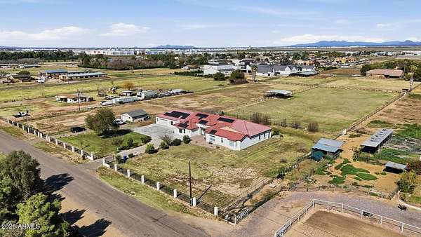 5 Acres of Land with Home for Sale in Queen Creek, Arizona