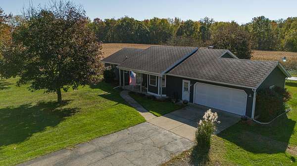 10 Acres of Land with Home for Sale in Marcellus, Michigan