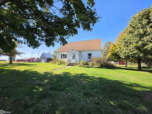 6.85 Acres of Land with Home for Sale in Goodell, Iowa