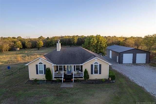 6.18 Acres of Land with Home for Sale in Skiatook, Oklahoma