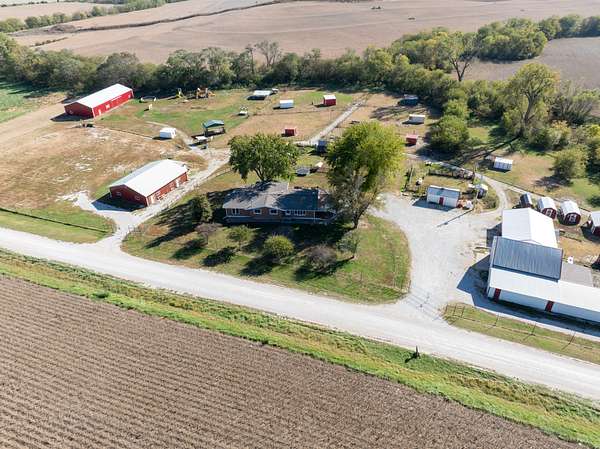 14.8 Acres of Land with Home for Sale in Murray, Nebraska