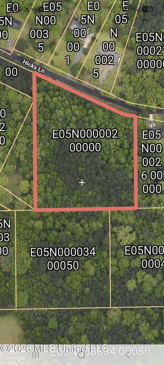 4 Acres of Residential Land for Sale in Florence, Mississippi